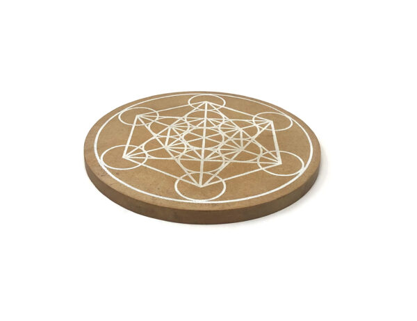 Shreyshti Wooden Grid Metatron approx 6" - Image 2